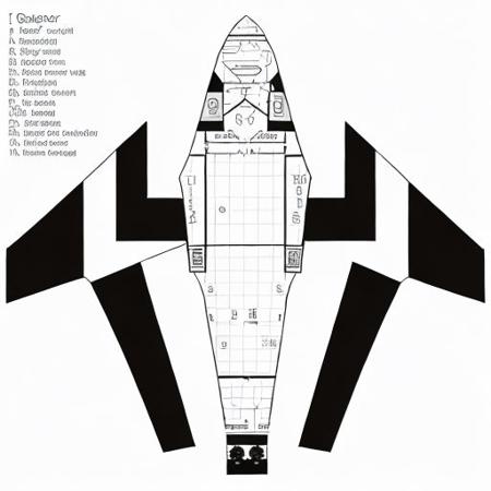 deckplan for a starfighter smallcraft