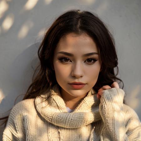 <lora:emiru_128_64_512_v1:1> picture of emiru, wearing a sweater, face closeup, professional, photography, excellent lighting, impeccable, precision, rich colors, deep shadows, clarity, high-resolution, razor-sharp, composition, light and shadow, timeless beauty, captivated, artistry, craftsmanship, elegance, sophistication, exquisite, details, atmosphere, balance, masterful, technique, expertly captured, stunning, visual impact, top-quality, compelling, professional-grade, aesthetics, flawless, remarkable, perfection, attention, dynamic, evocative, nuanced, depth, vibrancy, masterclass, breathtaking, awe-inspiring, high-definition, alluring, enchanting, texture, storytelling, mesmerizing, cinematic, elite, artistry.