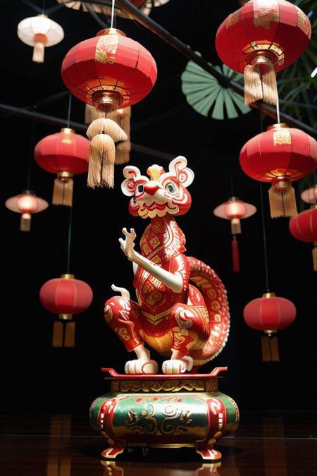 the Dragon, exhale fire, heart exploding, in Bejing red squire, <lora:~Q?-[Tfpo sky lantern:0.8> Sky lantern
<lora:quiron_lunarNewYear2024_v1_lora:0.87> lunarNewYear2024quiron, lights, fireworks, Chinese festival, crowd, new year celebration, paper lanterns, Hang Red Lanterns for Prosperity and Luck, Display Spring Couplets for Good Wishes, Decorate with Blossoming Flowers for Renewal, Incorporate Chinese Knots to Symbolize Unity, Use Lucky Money Plants for Prosperity, Display Chinese Zodiac Animal Figurines for Personal Touch, paper-cuts and couplets include good fortune or happiness, wealth, and longevity.