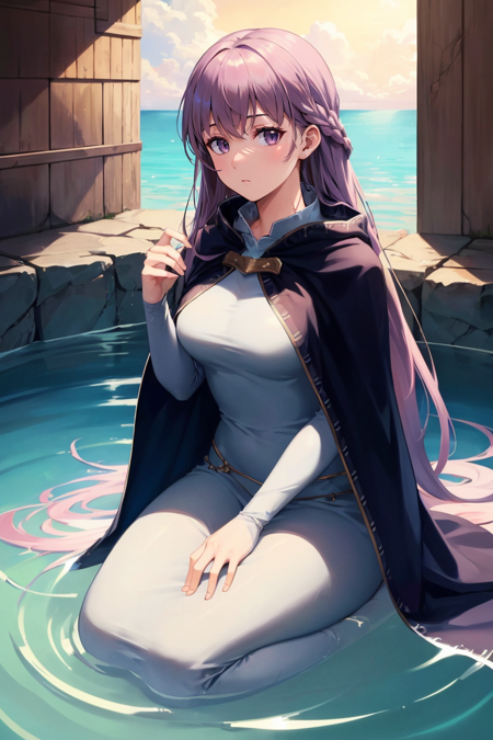 (highly detailed:1.3),
sophia fe, looking at viewer, sitting, water, expressionless, seiza, partially submerged, 
Ultra-detail,(highres:1.1),best quality,(masterpiece:1.3),cinematic lighting,
, <lora:Sophia_FEv2:0.8>