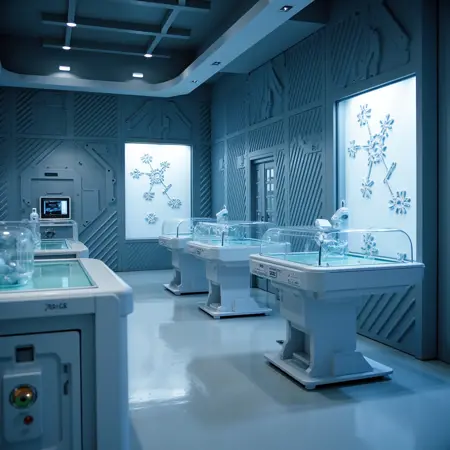 Sci-Fi Room and Wall