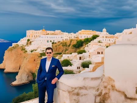 photo of evgeny-ponasenkov in the greece, extremely high quality RAW photograph, detailed background, intricate, Exquisite details and textures, highly detailed, ultra detailed photograph, warm lighting, artstation, 4k, sharp focus, high resolution, detailed skin, detailed eyes, 8k uhd, dslr, high quality, film grain, Fujifilm XT3