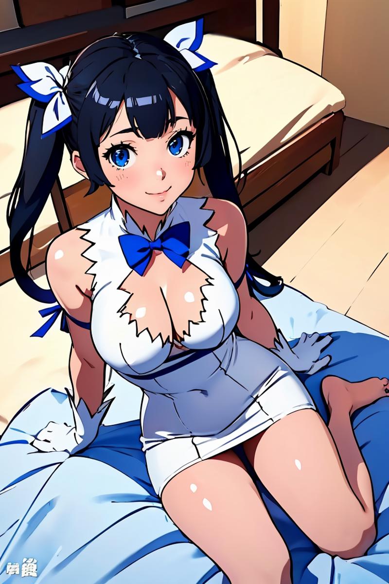 Hestia (ヘスティア) - Is It Wrong to Try to Pick Up Girls in a Dungeon? (DanMachi) (ダンジョンに出会いを求めるのは間違っているだろうか) image by MarkWar