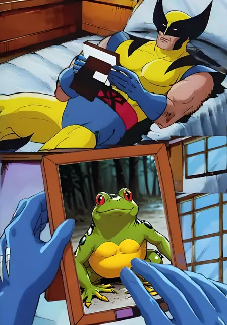 Wolverine Remembers Meme SDXL (Animated Edition)