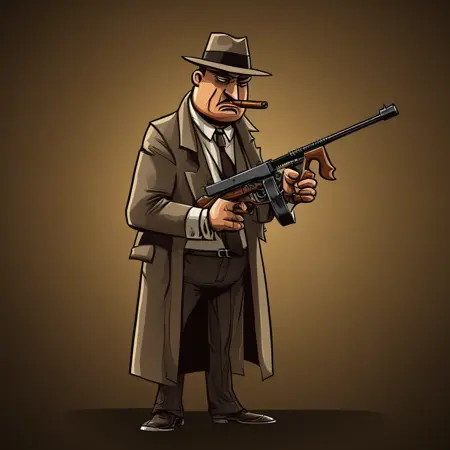 Thompson Machine Gun (Tommy Gun)