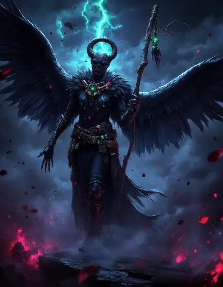 Ominous Neon Semirealism FLUX