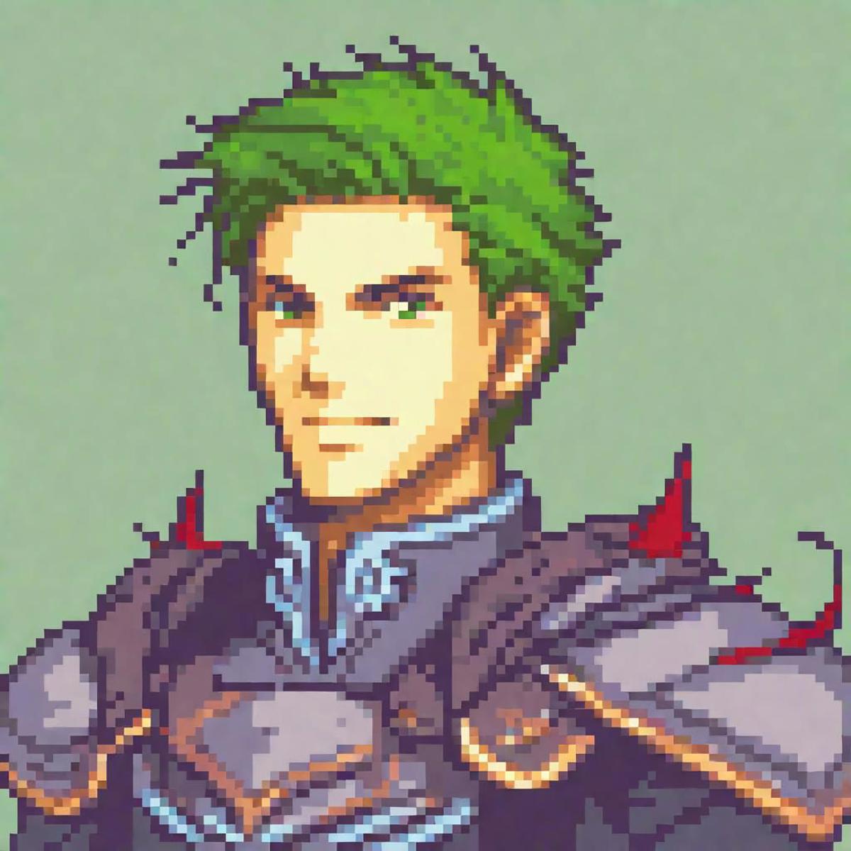 SDXL Fire Emblem GBA Style Portraits | Pixel Art images generated with AI