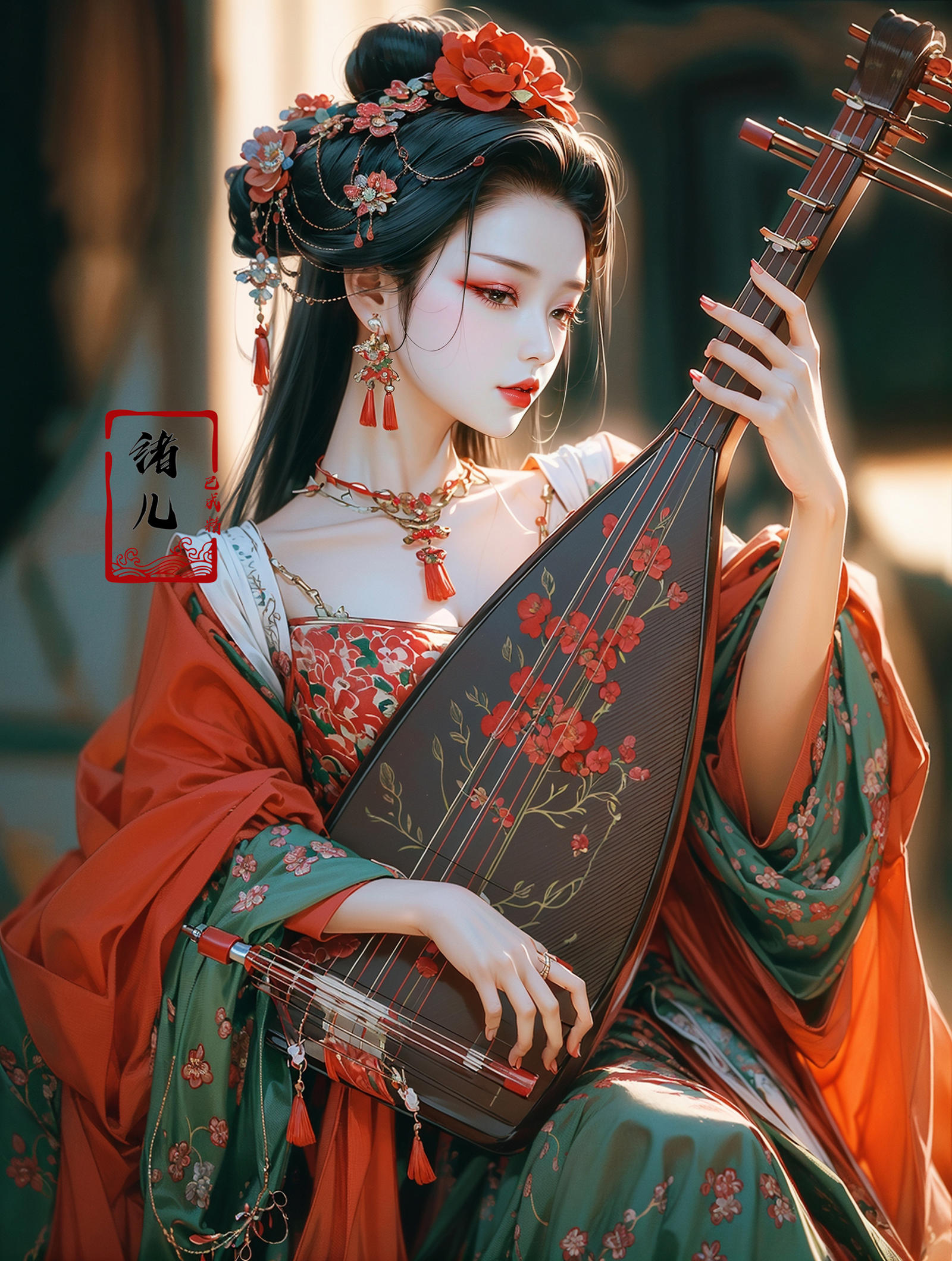 绪儿-琵琶  lute image by XRYCJ