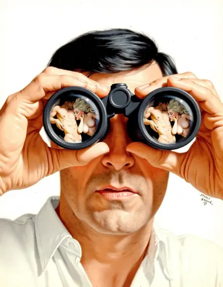 Stanley Borack pulp and pin up artwork style