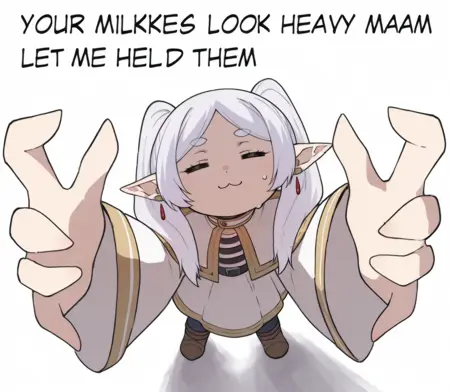 Your Milkers Look Heavy SDXL LoRA | Meme Pose [Illustrious]