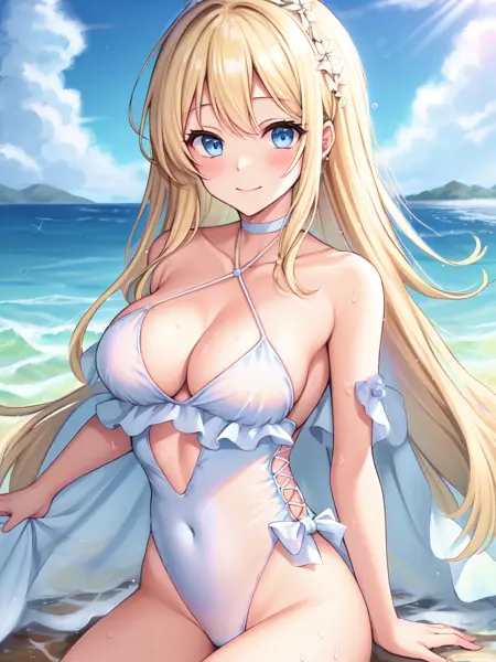 sagiri swimsuit costume kancolle 狭霧水着  艦隊これくしょん 艦これ