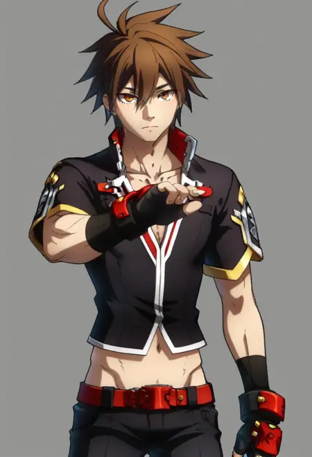 Naoto Kurogane from BlazBlue