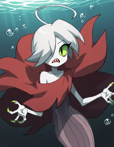 Angler fish Siren (Shantae and the Seven Sirens) commission