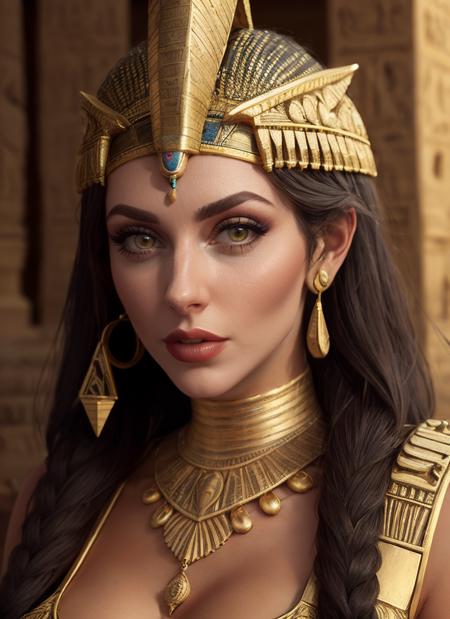 (masterpiece:1.3), (best quality:1.2), (intricate detailed:1.2), (hyperrealistic:1.2), (professional photograpy:1.1), 1girl, egyptian goddess, ornate necklace ,  style-hamunaptra