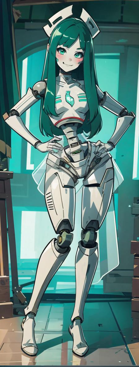 1girl, robotic, green eyes, necron, long green hair, standing, full body, sexy pose, looking at viewer, (lewd face:1.4), blush,
<lora:necron_girl_v1:0.75>, (masterpiece:1.4, best quality:1.4), ultra-detailed, illustration, (high resolution), Best background details, (Best character details:1.3)