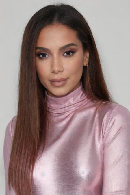 Photo of l4r1554n1t4 woman, pink turtleneck blouse