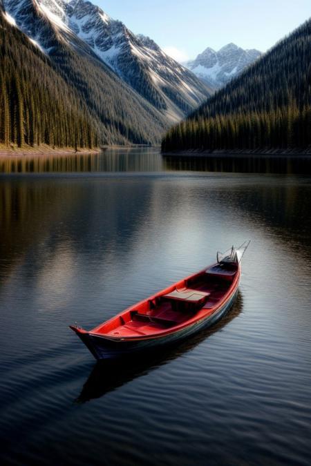 masterpiece, best quality, ultra-detailed, realistic, 8k, RAW photo, distant-view, (fisherman fishing troubles on small boat in the middle of the lake, small fish were flying on the water around the fisherman:1.37), eagle on distant trying to catch the fish, emphasize some little birds flying around, award winning realistic photography, morning, a bit cloudy, scenery photography, perfect shadow, perfect natural lighting, rich colors, perfect composition, perfect colors, flawless complexion photo, perfect intricate detailed, lakes, surreal, lifelike, real life scenery photo, top quality, trending on artstation, meadows, glitter, prettiest landscape, all kinds of flowers, flowers field, pine tree, fantastic, stunning, outstanding, finding nemo, breathtaking beautiful nature photo, out-of-this-world scenery, perfect reflection on water, depth of field, fisherman best day, detailerlora,