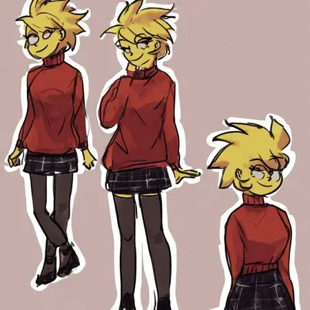 Lisa Simpson (Spike R. Monster style)