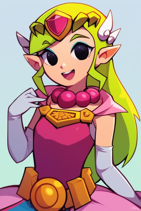 Toon zelda (The Legend of Zelda) -  Commision (PonyXL/SD 1.5) pony