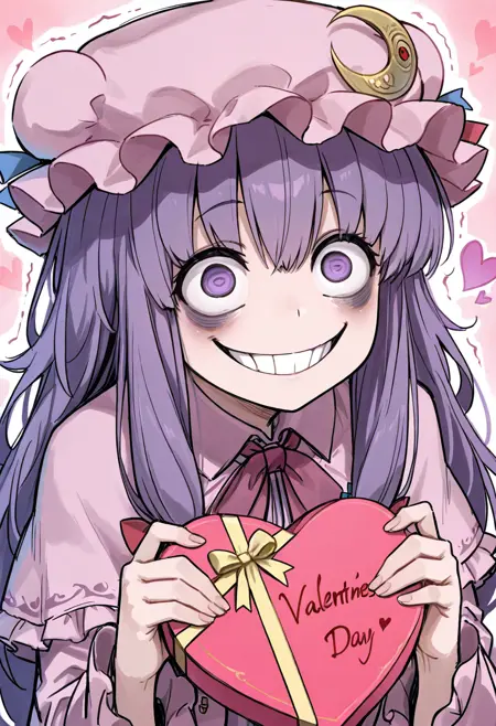 Vengeful Valentine: The Breakup (東方 パチュリー・ノーレッジ) [Illustrious]