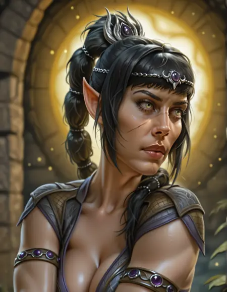 Mike Sass Art Style - Baldur's Gate Portraits