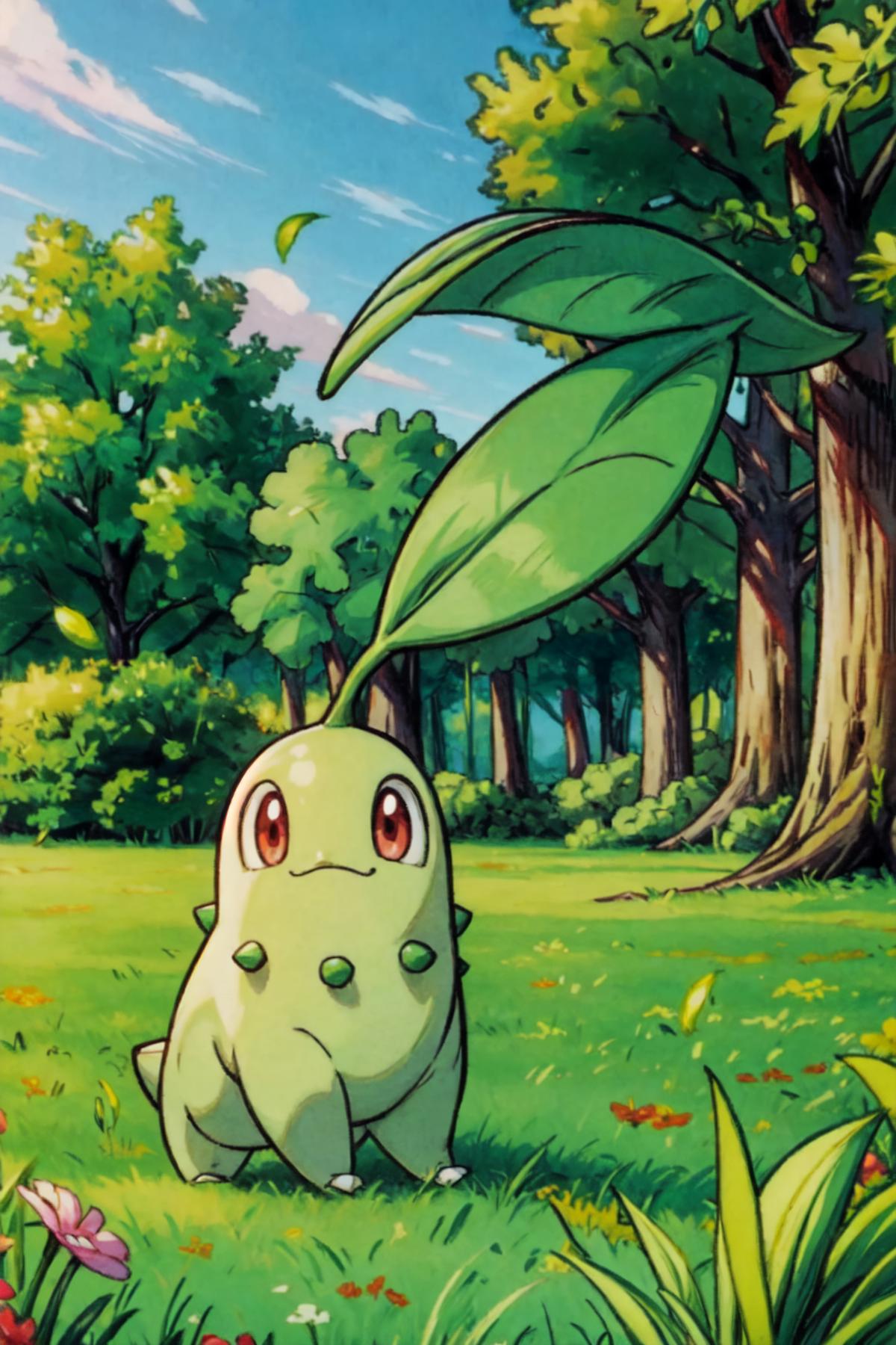 Chikorita (Pokemon) (Pokedex #0152) image by Kayako