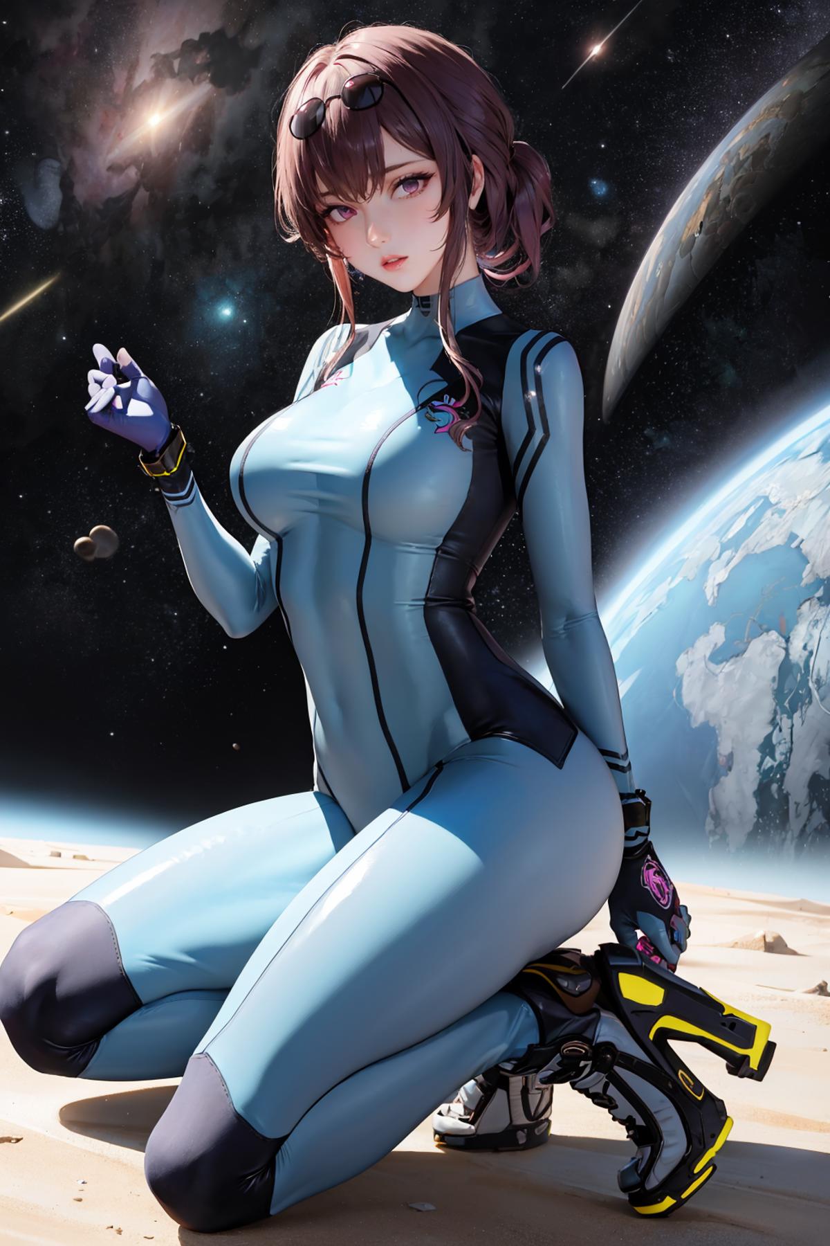 Zero Suit (Metroid) Outfit LoRA image by novowels