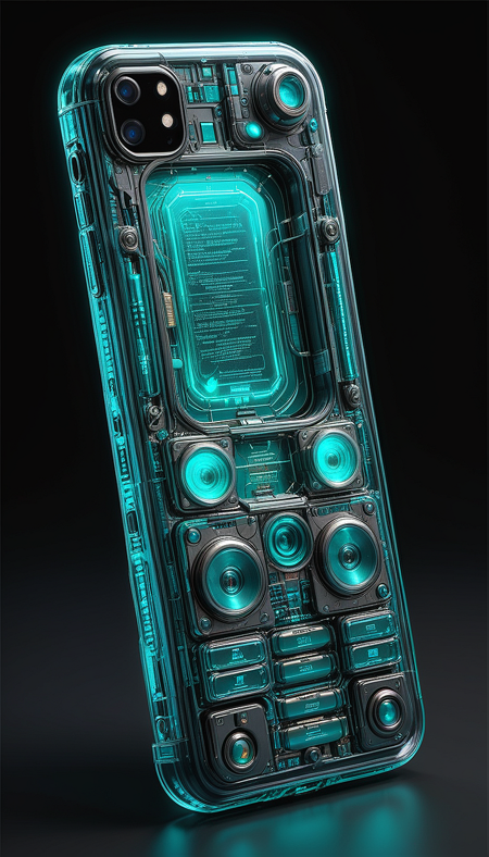 (in ARTIST style:1.4), (masterpiece:1.7), properly positioned, straight, glow teal neon,transparent, reflections,
View of buggy vehicle (science fiction texture, science fiction skin, science fiction, someplastic, no humans, black background, simple background, phone, still life, cable, screen, cellphone, english text, old style, old phone, device, wearable item, Frontal View,  (transparent:2), transparent skin, transparent texture, glow teal neon, keys),
(masterpiece:1.8), (highest detailed:1.8), perfectly lighted, (contrast), (saturated), (((sharp focus))),
(hyperdetailed:1.3), (intricate details:1.2), (Refined details:1.3), (best quality:1.5), highly detailed textures, vibrant colors,
(ultra sharp focus:1.8), (detailed skin:1.8), (detailed edges:1.8), (thin lines:1.8), (best quality:1.8),
<lora:Apparatus_-_Traction_City_Walkers_Vehicles:0.7>,