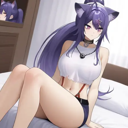 Akuma Nihmune Ponytail outfit