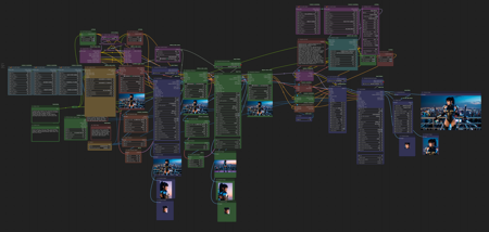SDXL and PONY Diffusion 1 click 4K with multi face fix v1.0