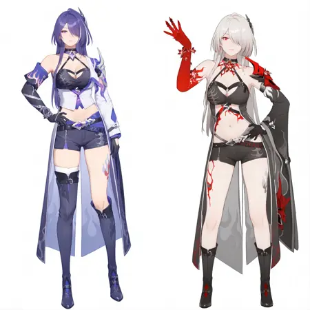 ( A3 | Pony | Kohaku) SDXL Lora-黄泉-Acheron-崩坏:星穹铁道 Honkai Star Rail-MIHOYO Collection 米家全家桶系列