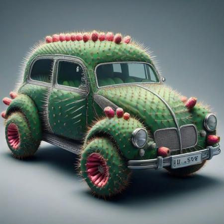 car  <lora:Prickly Pear Style v1:1>, Prickly Pear Style,