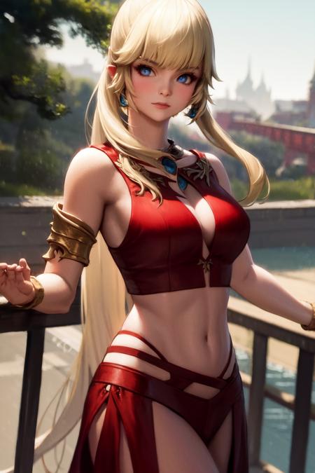 masterpiece, best quality, highres, 1girl, lyse hext, red dress <lora:lyse_hext:1>