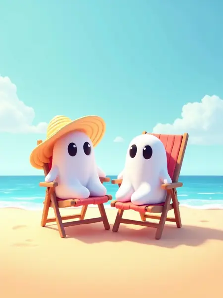 Cartoon Ghost Big Eyes Flux1.d Lora