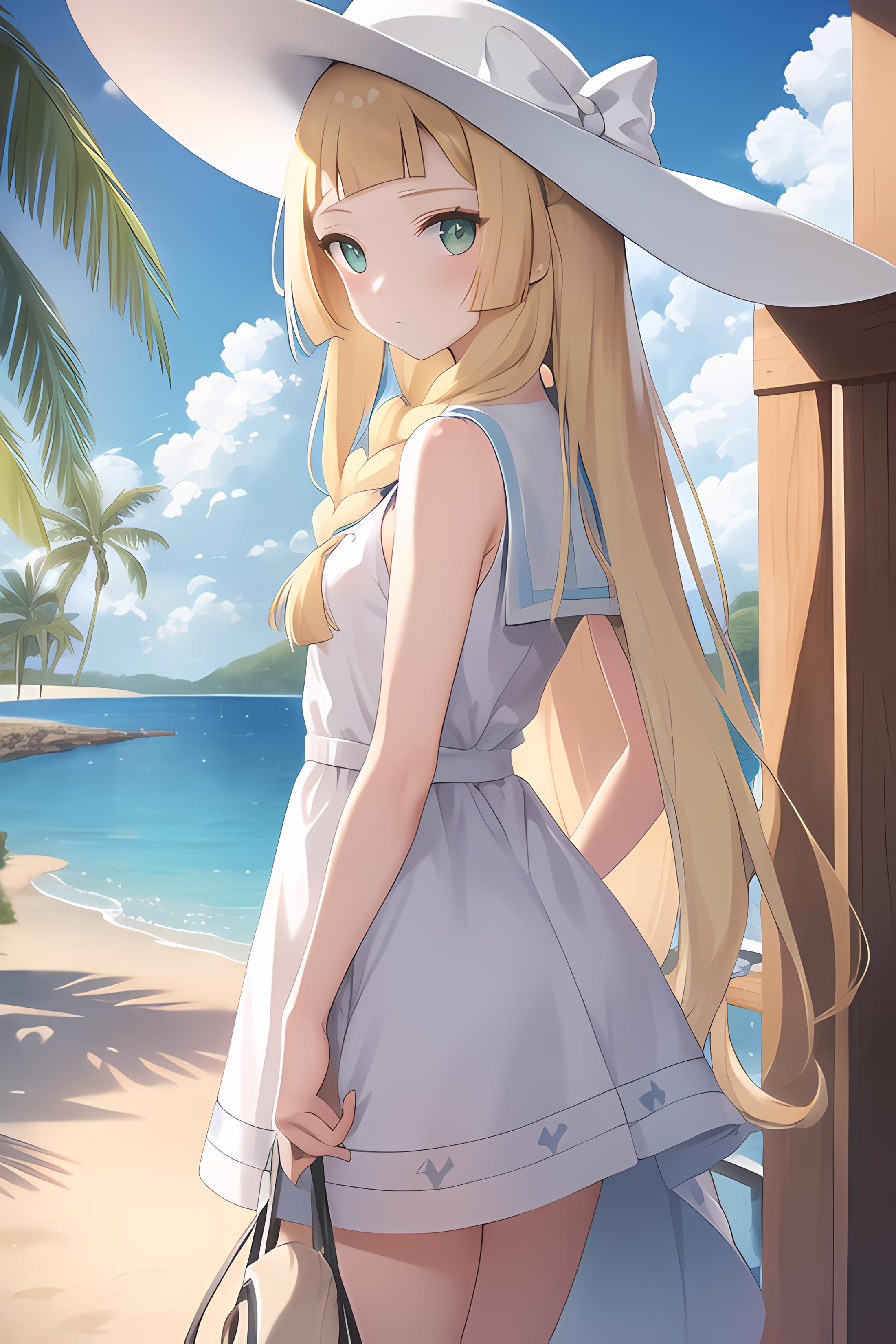 Lillie リーリエ (Pokemon) | Goofy Ai image by UeharaNari