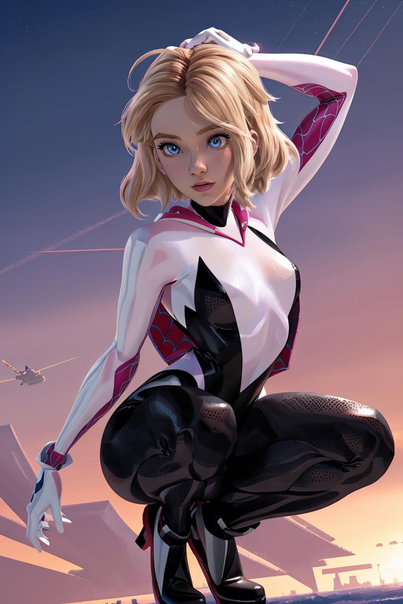 Spider Gwen (commission) | Goofy Ai image by Looker