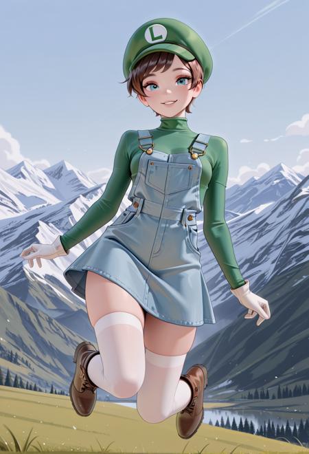 Super Luici (S) - Rule63 Luigi OC - Waffle Style Illustrious v1.0