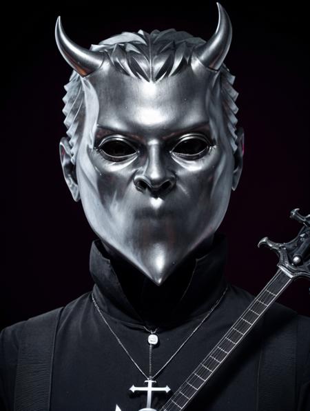 NamelessGhoul chrome devil mask