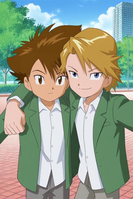 Digimon Adventure 02 Male Characters Pack Tai & Matt (Illustrious)