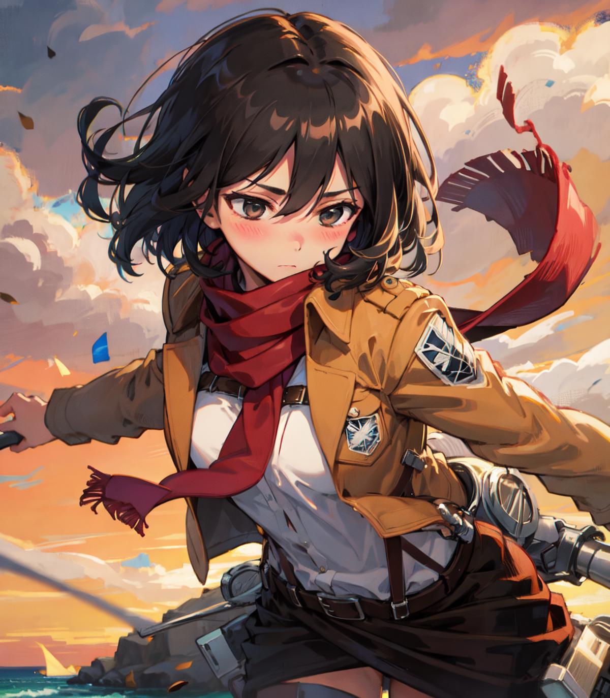 Mikasa Ackerman ミカサ・アッカーマン / Shingeki no Kyojin image by WD5000AAKX