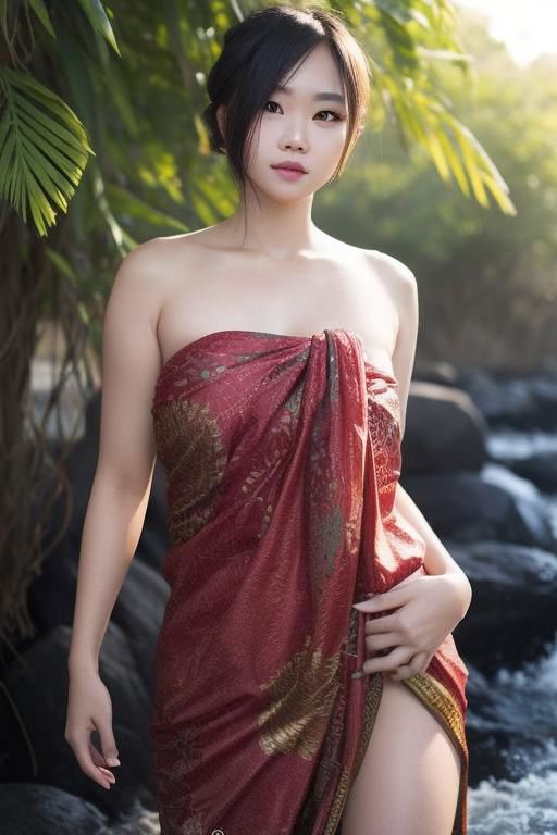 Thai dress sarong image by thaidevil