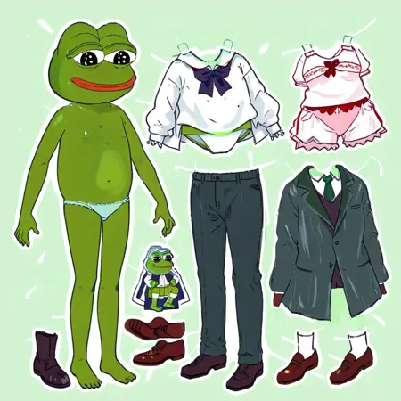 Paper doll Style | SDXL