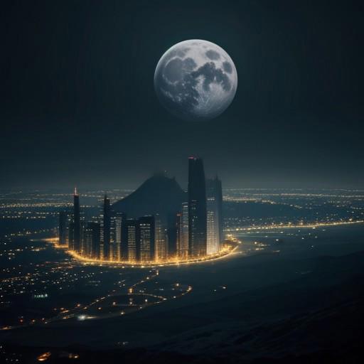 A city on the moon.