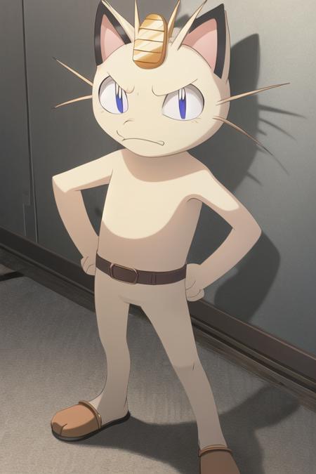 <lora:Meowth:0.7> Meowth, solo, hands on hips, full body, (extremely detailed CG unity 8k wallpaper), (masterpiece), (best quality), (ultra-detailed), (best illustration), (best shadow), (absurdres)