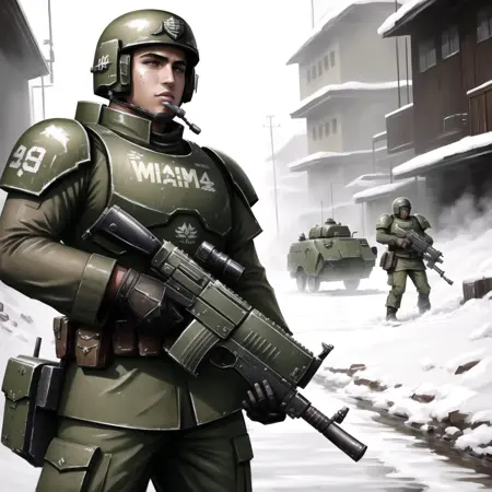 Warhammer 40k Imperial Guardsman