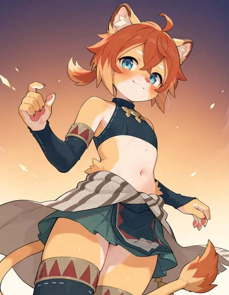 Theo (World Flipper) for Illustrious