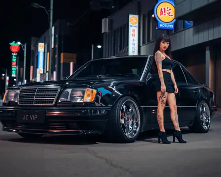 Mercedes W124 E class for Flux