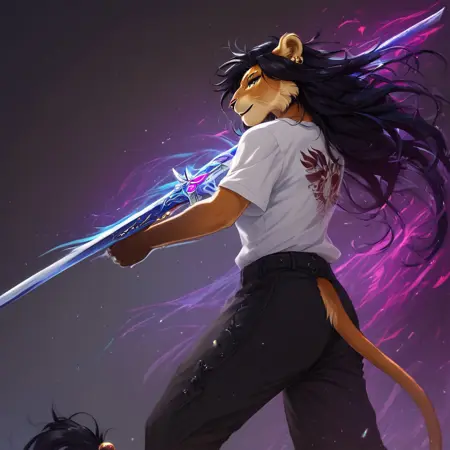 [Request] Brynhildr 'Bryn' Darkstorm (Hereticalcowboy OC) Pony/iLLus