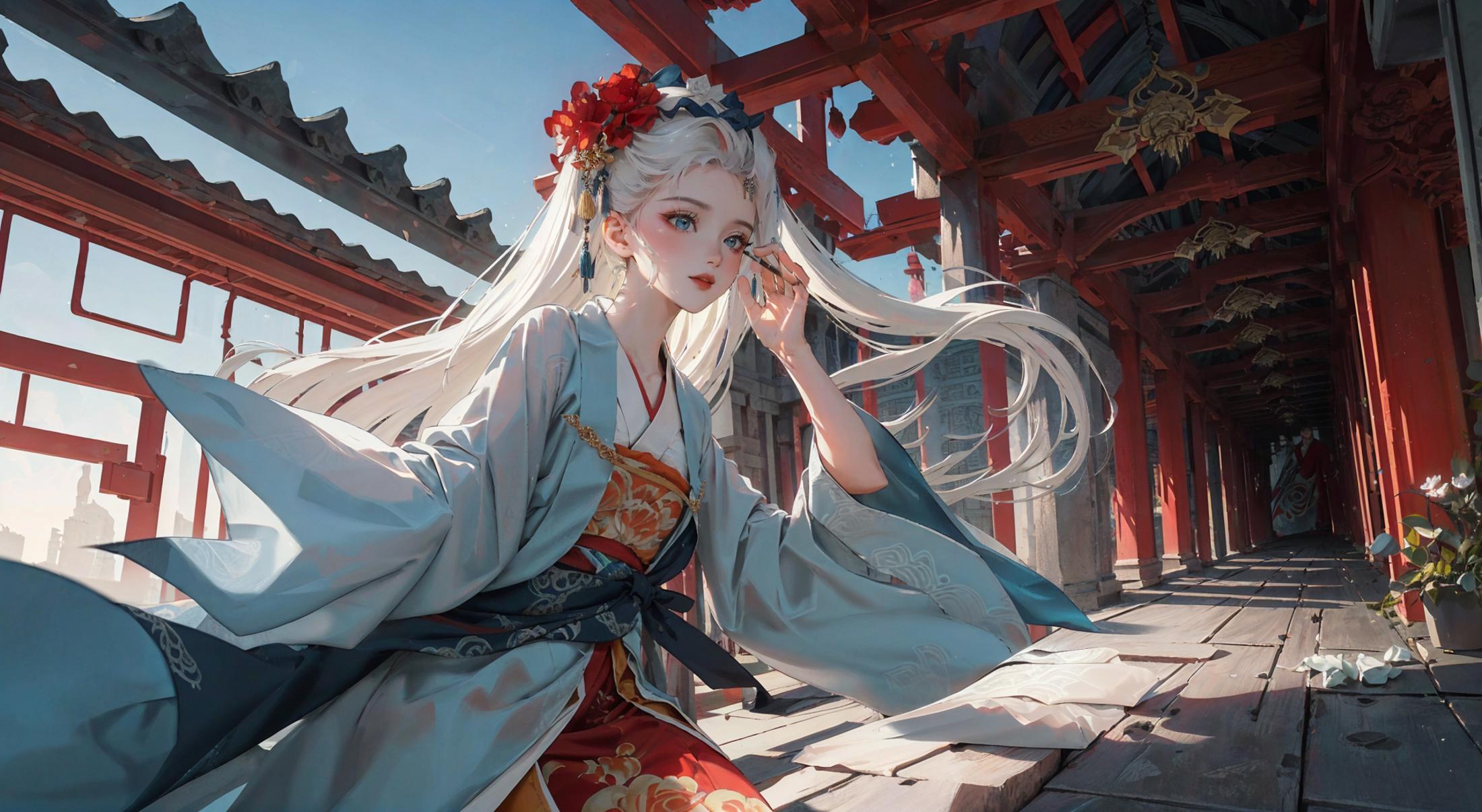 Zanhua 簪花 | Chinese style image by XRYCJ