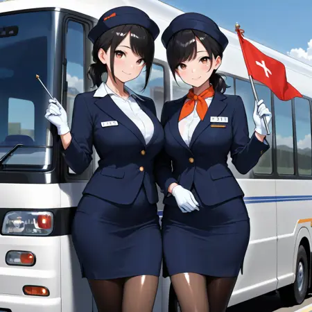 バスガイド/travel attendant(ILL,pony)